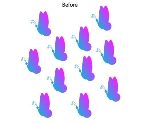 آموزش جابجایی و تکثیر اشکال در ایلوستریتور